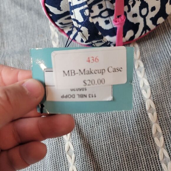 NWT- MALABAR BAY Organic Cotton Makeup Bag - Picture 6 of 9
